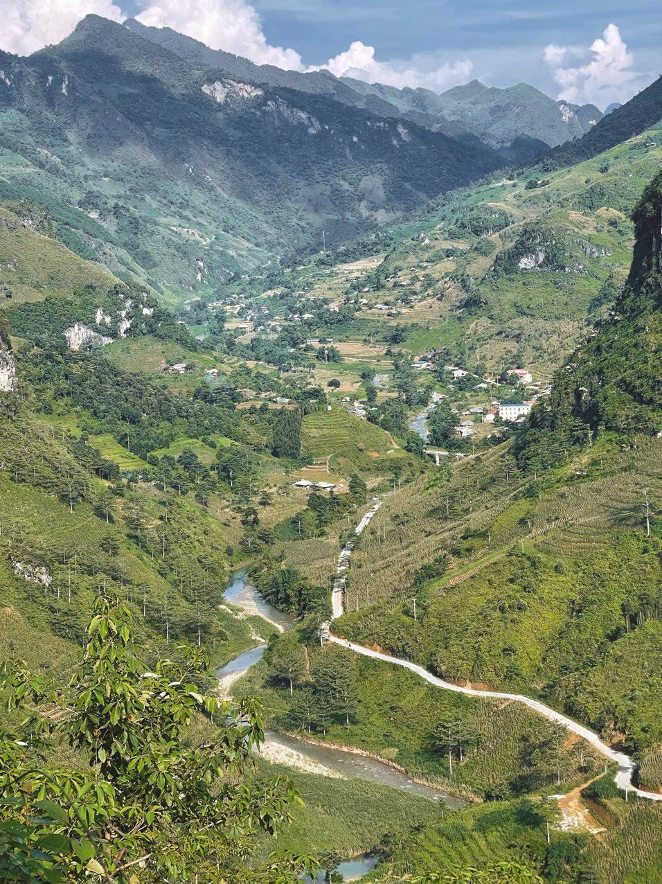 Ha Giang travel route map