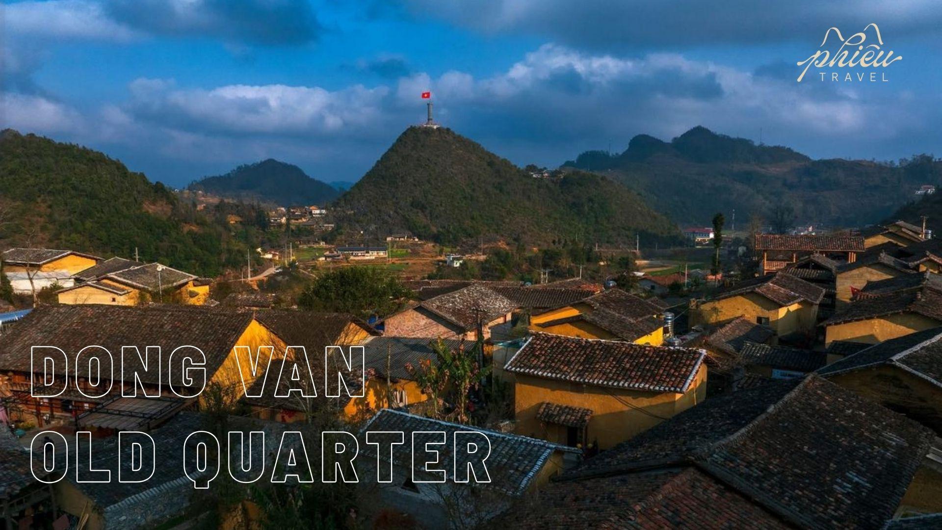  Dong Van Town rests quietly among limestone mountains, wrapped in cool air and morning mist.